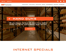 Tablet Screenshot of outofstylefirearms.com